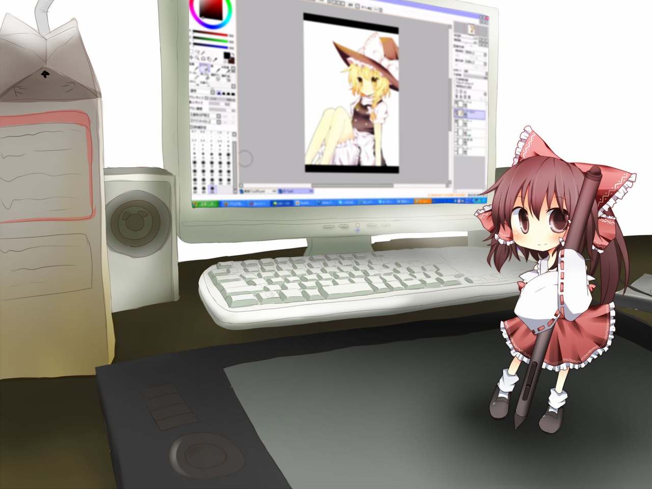 Reimu &amp; Marisa Wallpaper Collection page 9 full