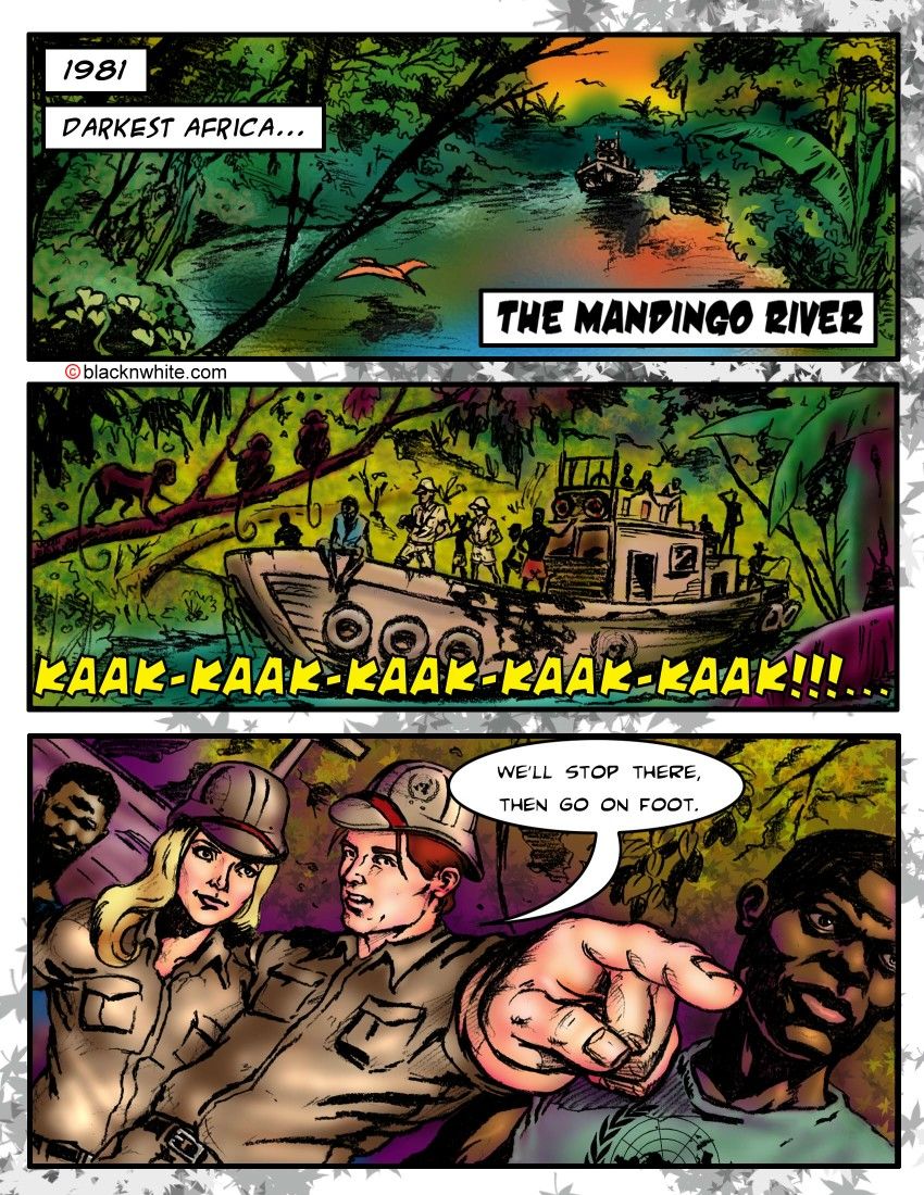 Black Cock She-male - Volume #1: Africa The curse of the shaman! page 2 full