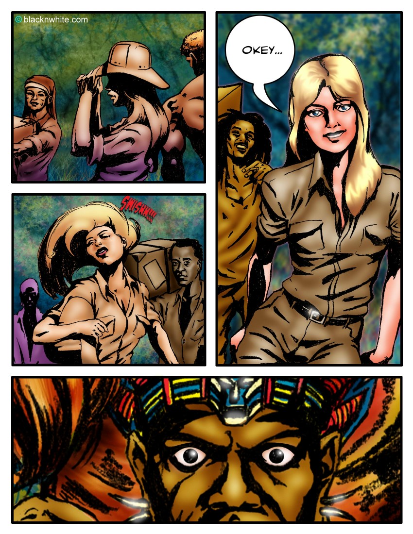 Black Cock She-male - Volume #1: Africa The curse of the shaman! page 5 full