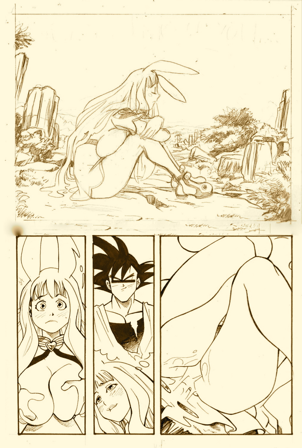 Joey Hentai's Fancomic in progress page 1 full