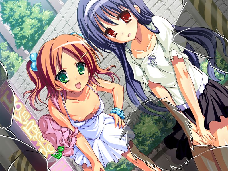 Dosukebe Bitch na Enkou Marugakusei no Sex Zanmai Natsuyasumi ~Akari &amp; Yukino~ page 4 full