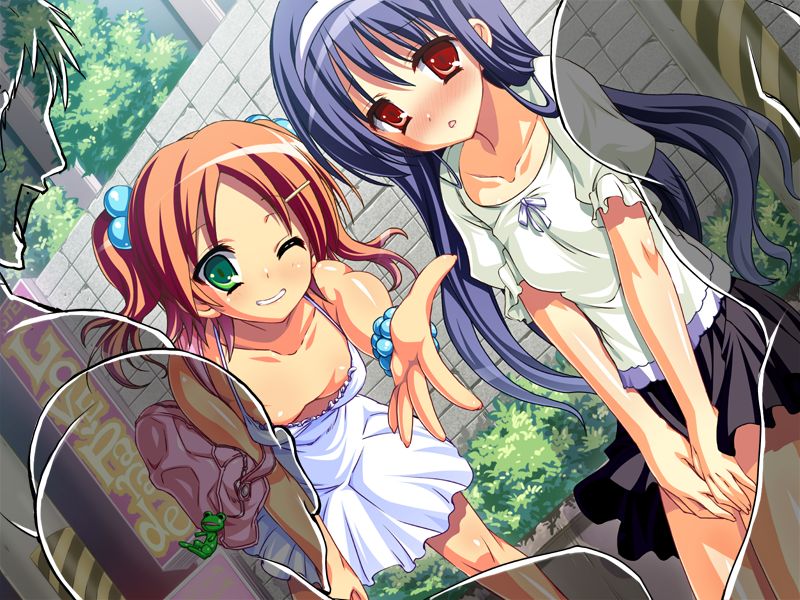 Dosukebe Bitch na Enkou Marugakusei no Sex Zanmai Natsuyasumi ~Akari &amp; Yukino~ page 9 full