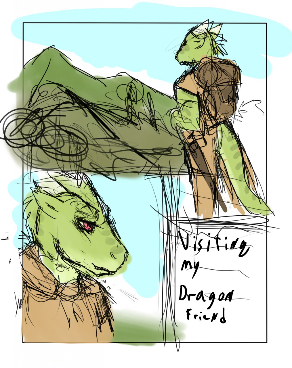 Dragon Visits page 1 full
