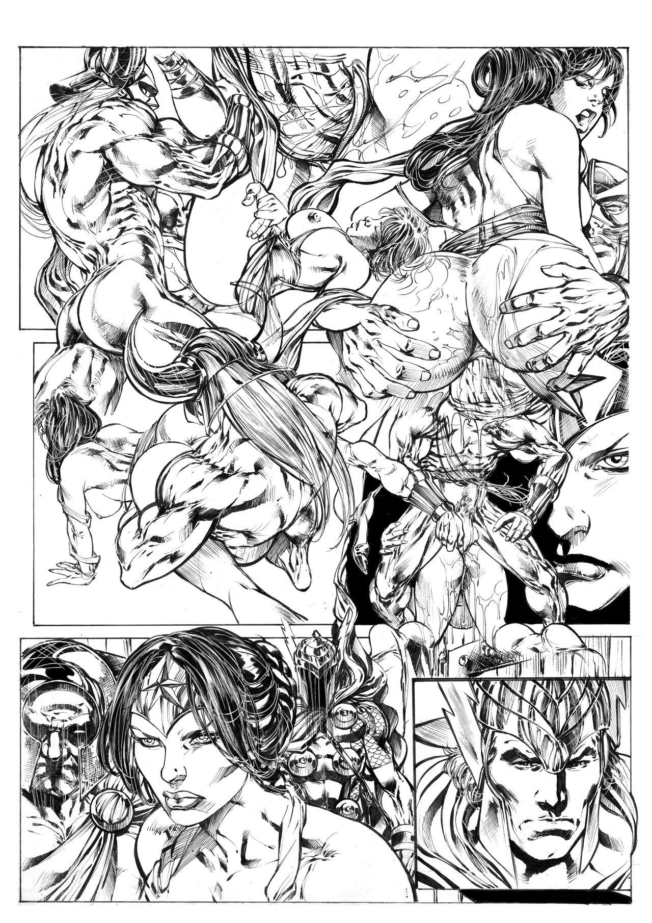Wonder Woman vs Warlord Part 3 page 8 full