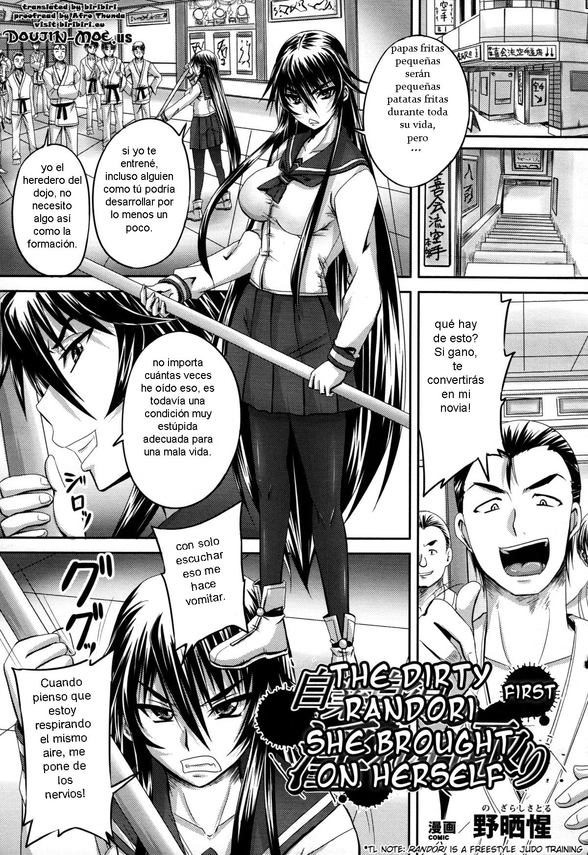 El Randori sucio Ella trajo consigo misma page 1 full