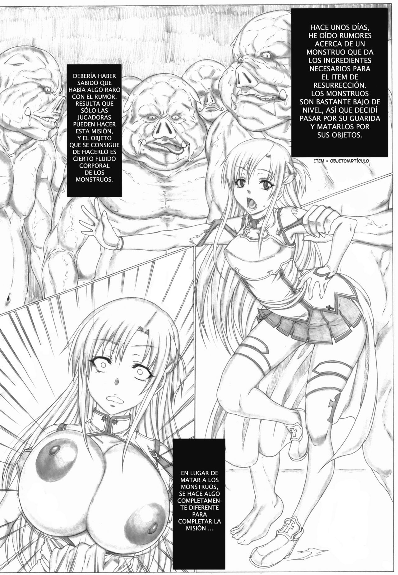 Angel's stroke 68 Asuna Inline Ryoujoku-hen |  Angel's Stroke 68 - Asuna Gang-Rpe Chapter page 3 full