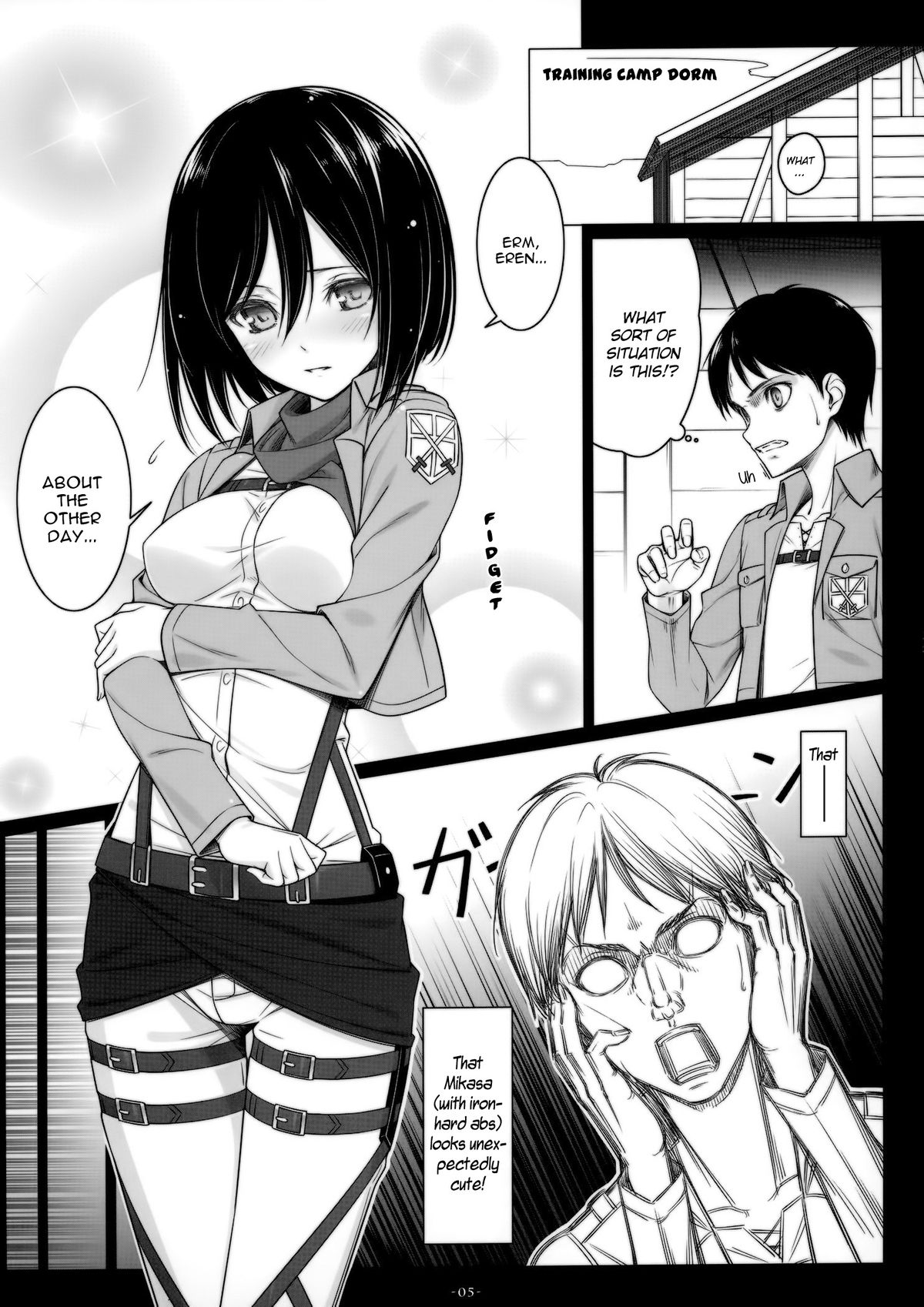 ATTACK ON MIKASA page 4 full