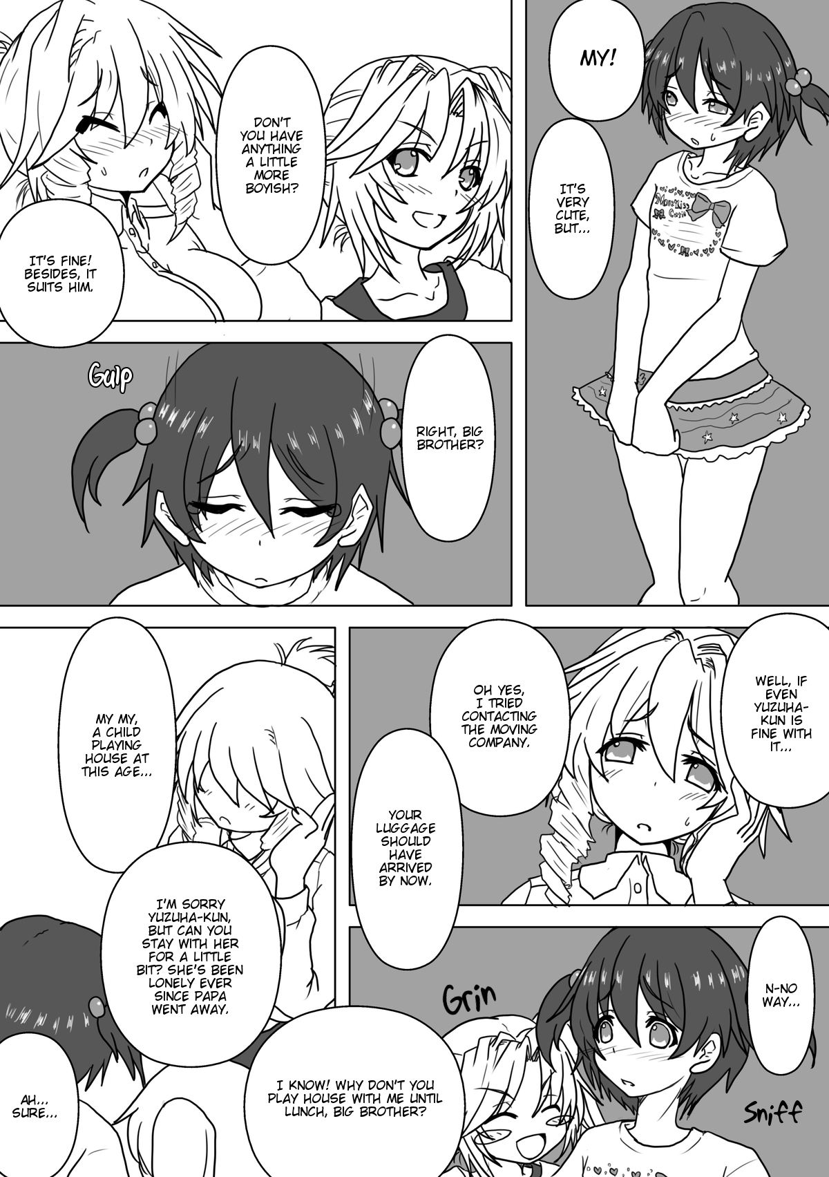 Mei to Omutsu to Imouto ni Sareta Boku | My Niece, Diaper, and I Became a Little Sister page 10 full