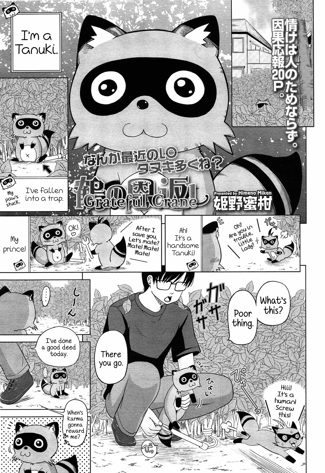 Tsuru no Ongaeshi | Grateful Crane page 1 full