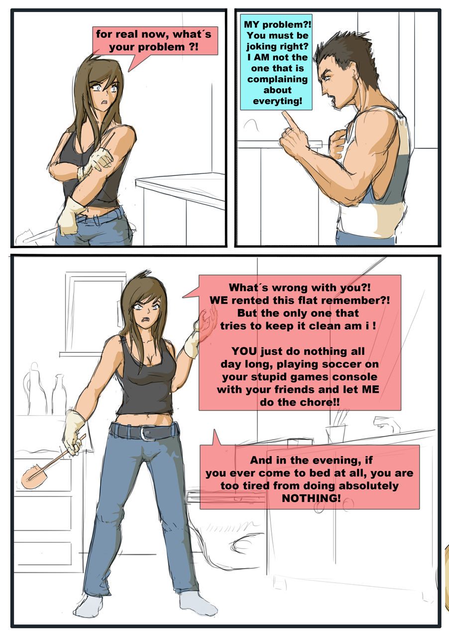Messy Lions page 1 full
