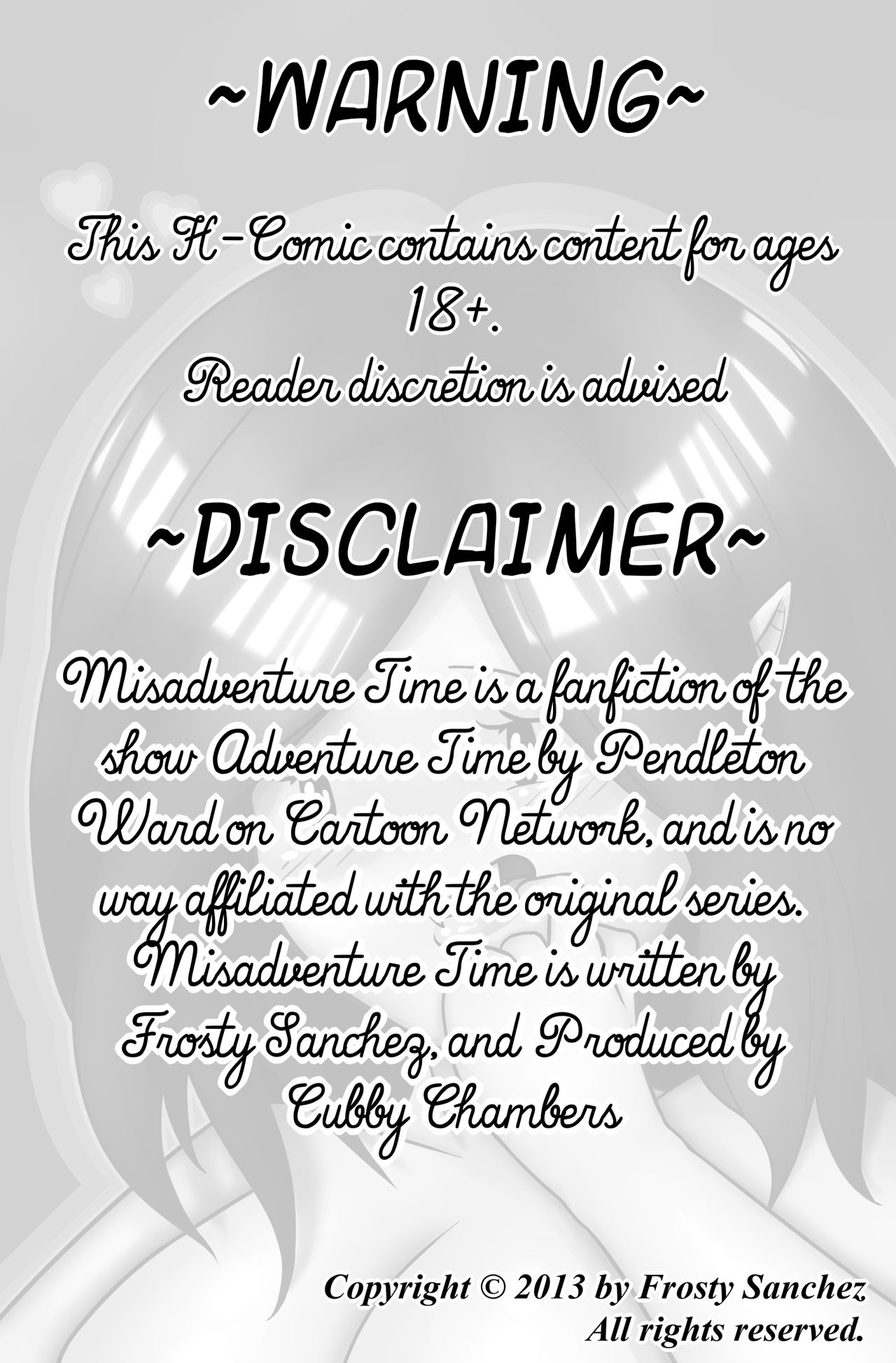 Misadventure Time Issue 1 page 2 full
