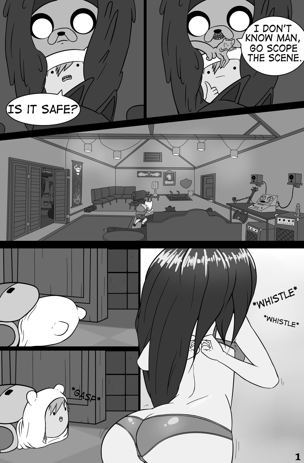 Misadventure Time Issue 1 page 3 full