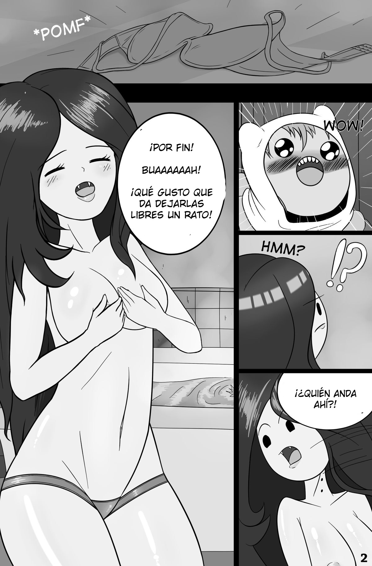 MisAdventure Time Issue #1 - Marceline's Closet Color | Desventura Tiempo Número #1 - El Baño De Marceline page 3 full