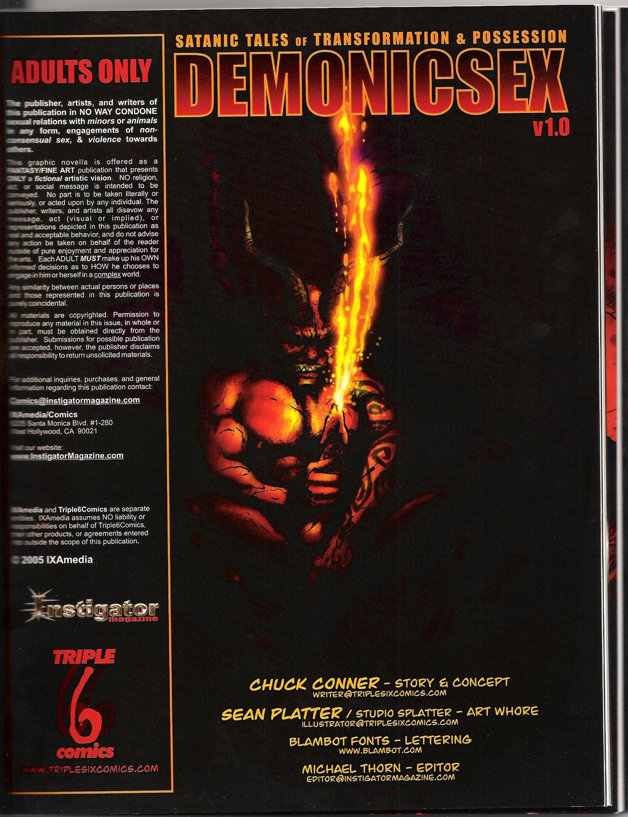 Demonic Sex #1 page 1 full