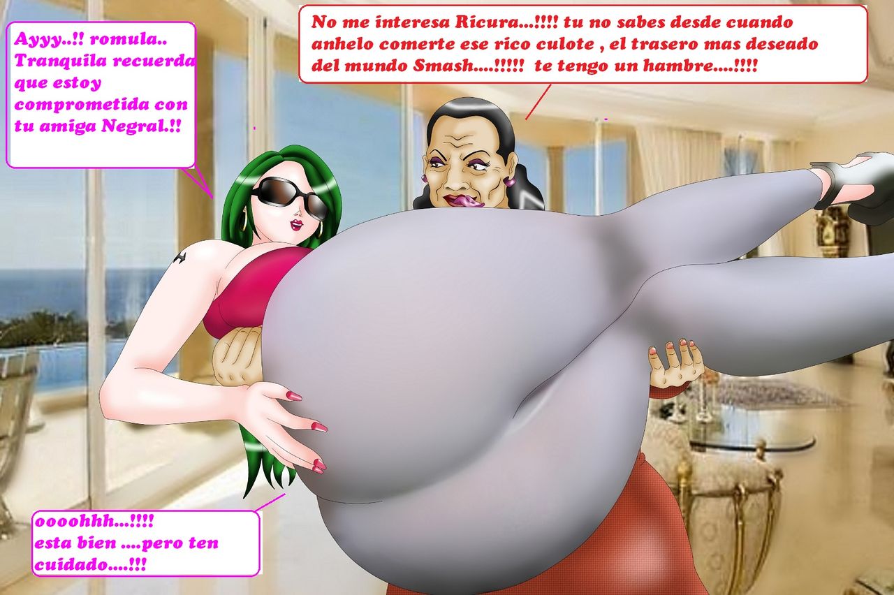 LOS AMORES DE LA VIEJA ROMULA -   YURI COMICS. page 3 full