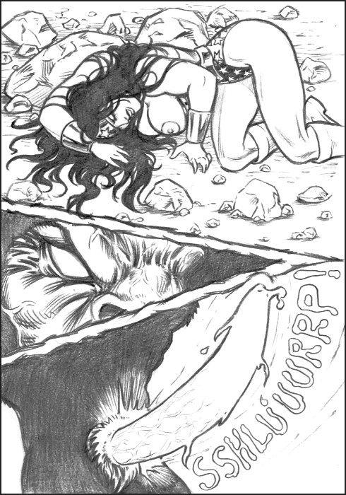 Wonder Woman VS the Minotaur page 4 full