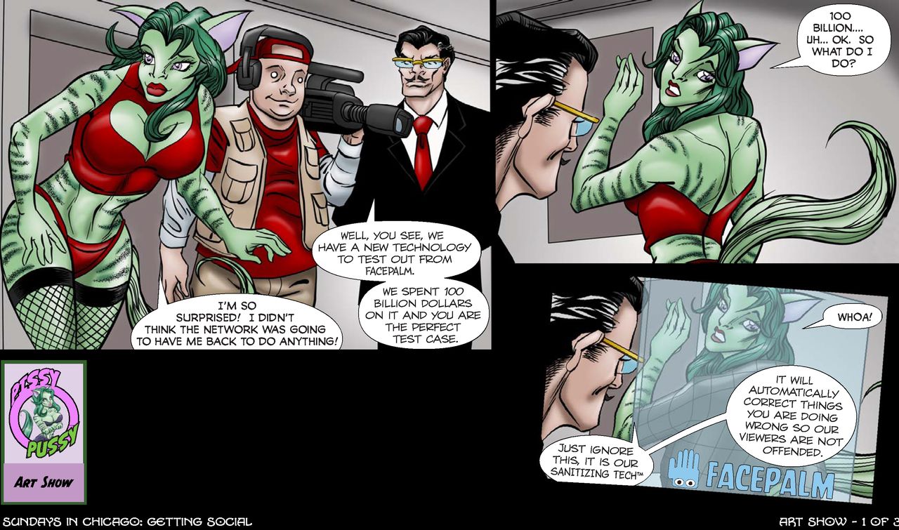 Sexy Sundays with Pissy Pussy #1 - Getting Social page 6 full