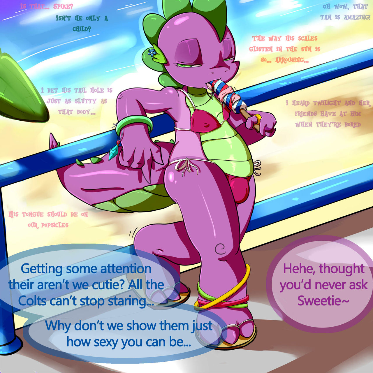 Spike: Swimsuit page 1 full