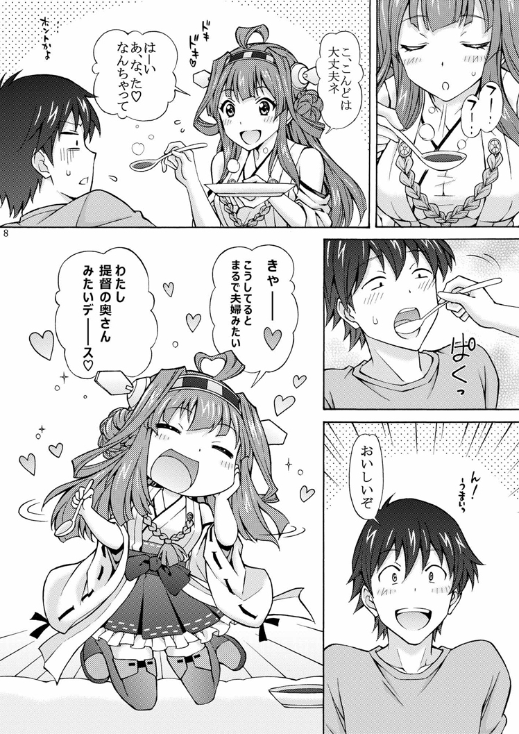 Daisuki na Teitoku ni Kongou no Hajimete wo A-ge-ru-ne page 8 full