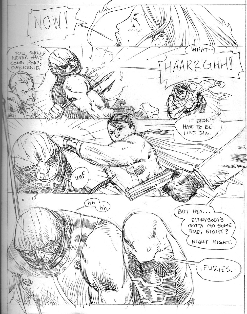 Starfire vs. Darkseid page 6 full