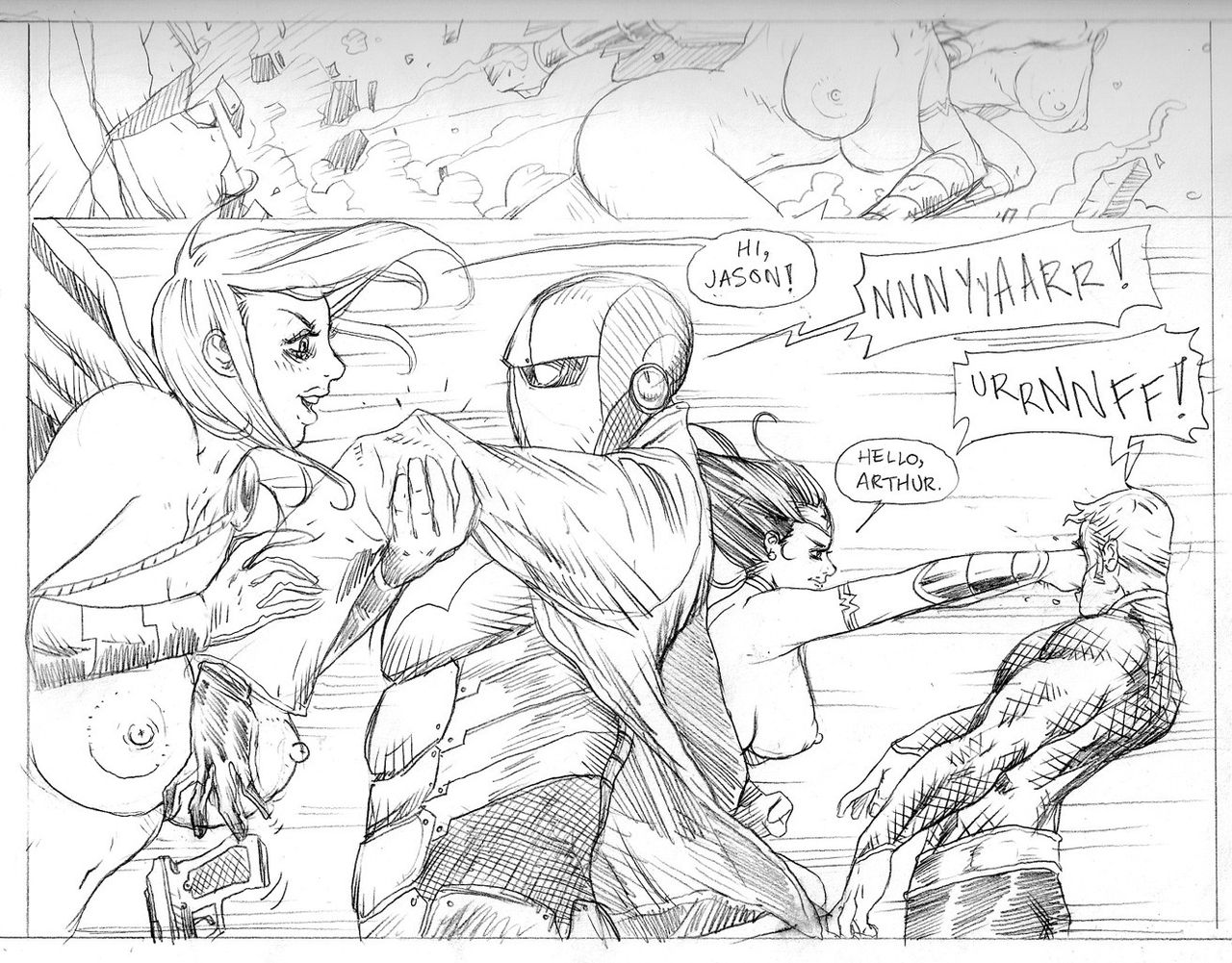 Starfire vs. Darkseid page 7 full