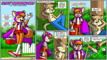 Cute Lil' Purple Riding Hood cover