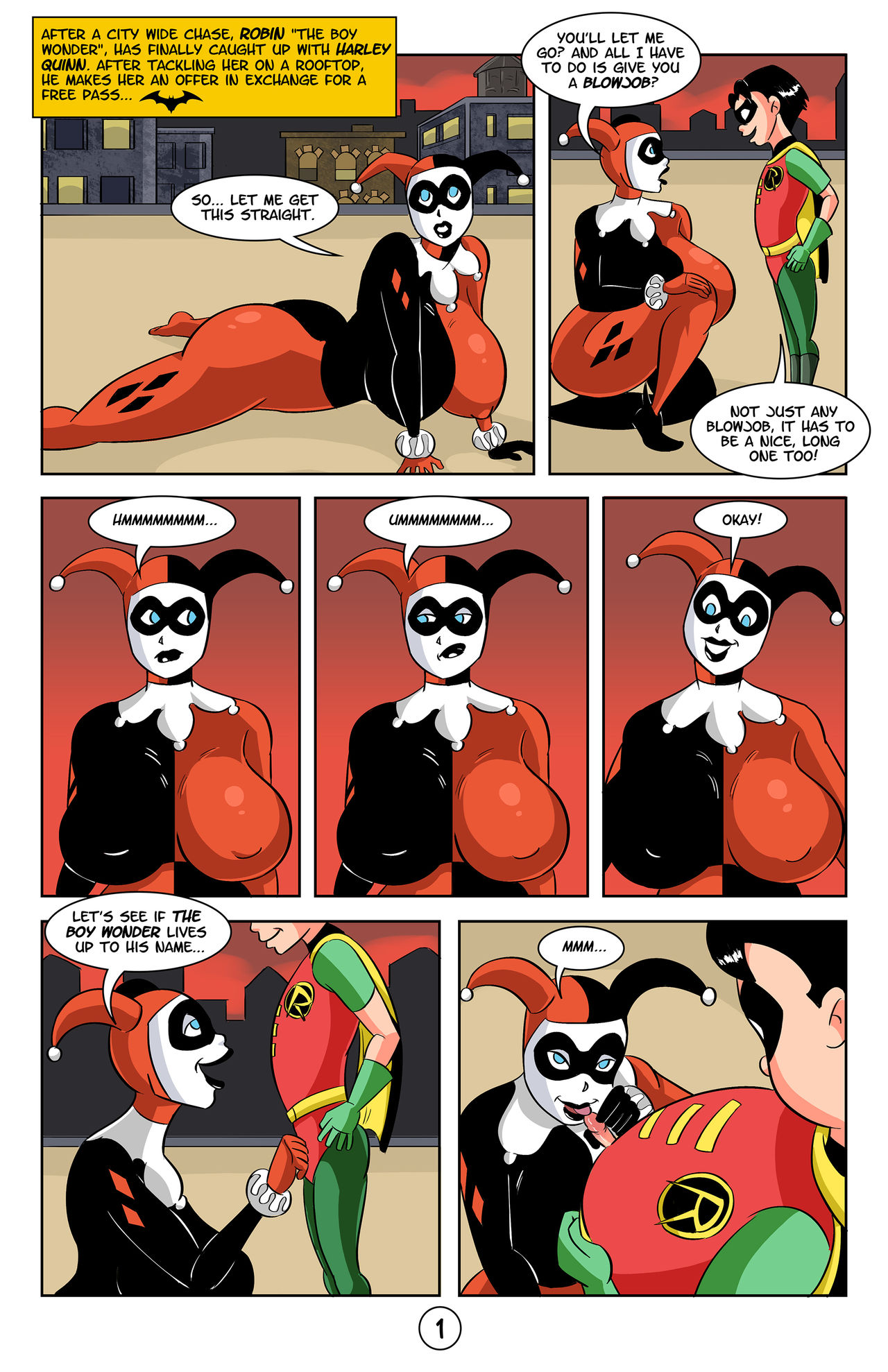 Robin’s Big Score page 1 full