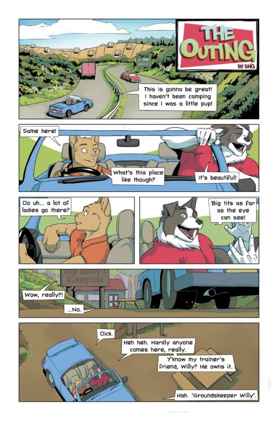The Outing page 1 full
