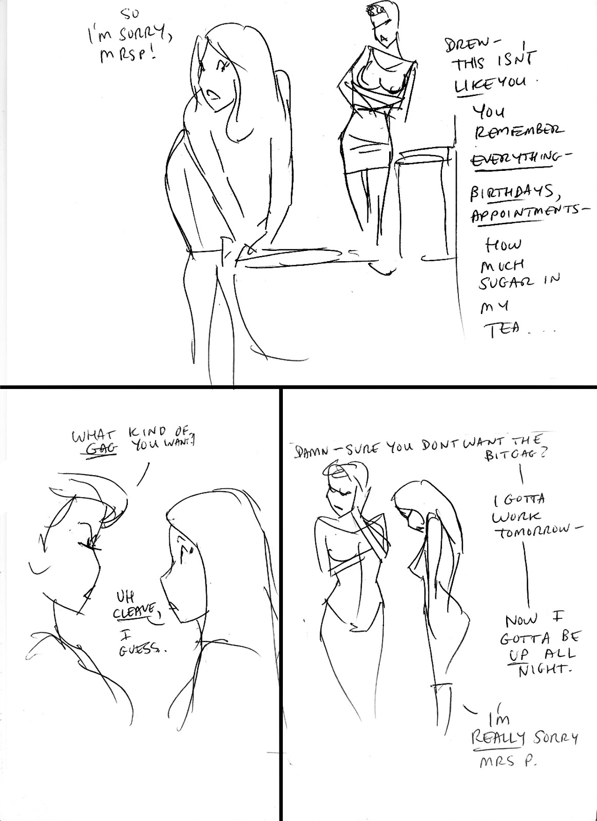 Drew's Slutty Purple Pajamas page 3 full