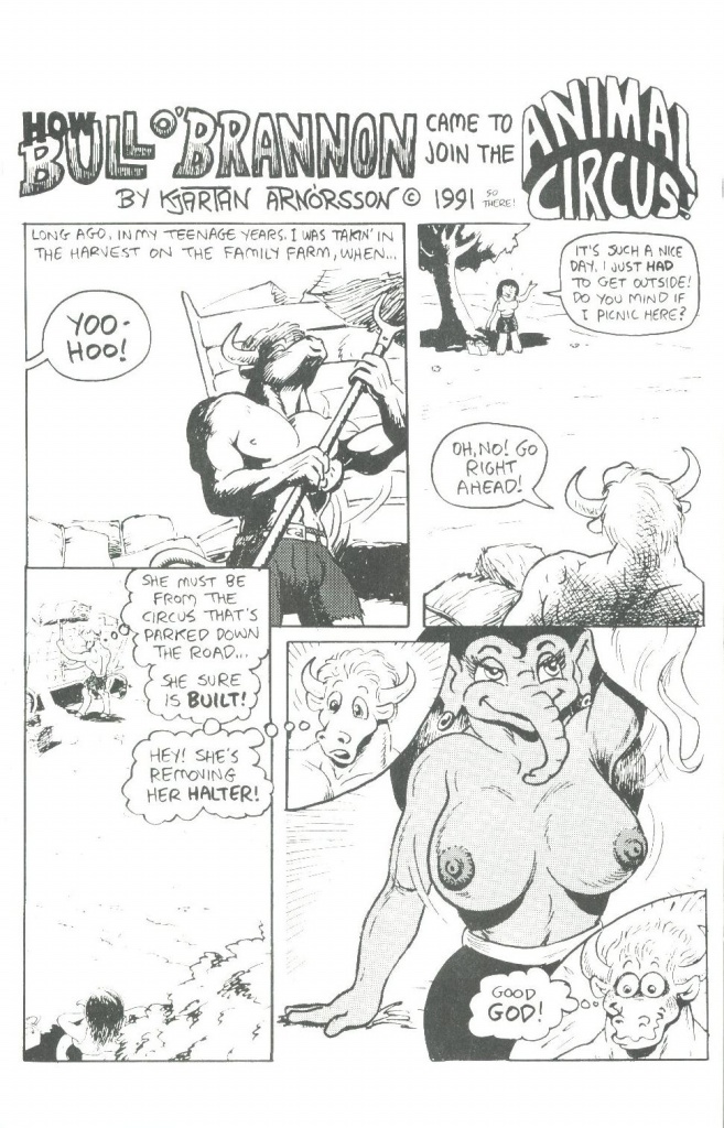 How Bull O'Brannon Came To Join the Animal Circus + Big 40 page 1 full