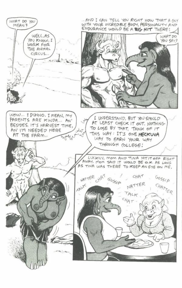How Bull O'Brannon Came To Join the Animal Circus + Big 40 page 9 full