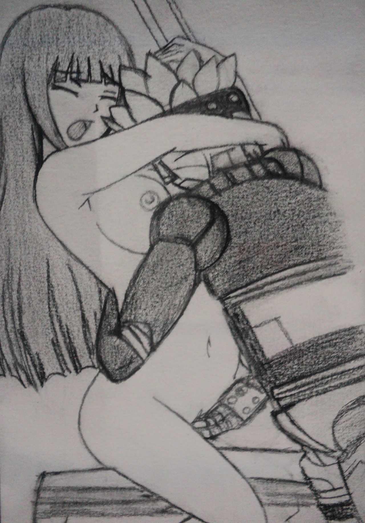 Mecha-Naruto x Hinata Sketches page 5 full