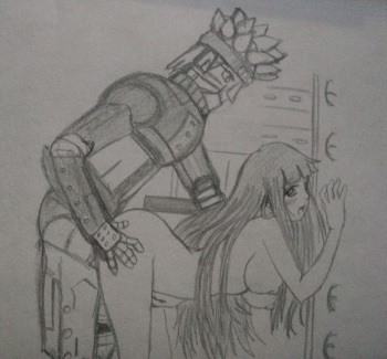 Mecha-Naruto x Hinata Sketches cover