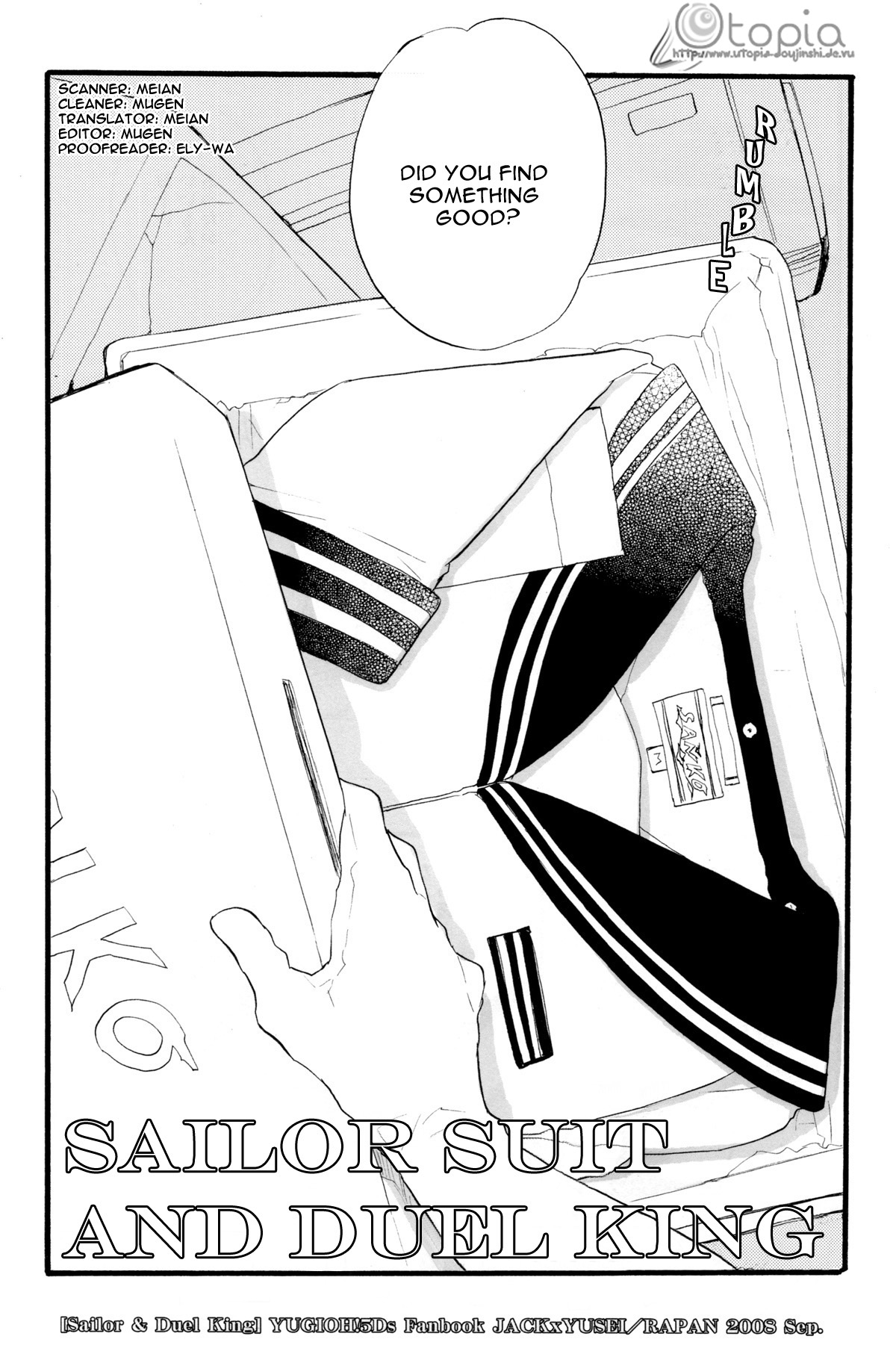 Sailor Fuku to Duel King page 3 full