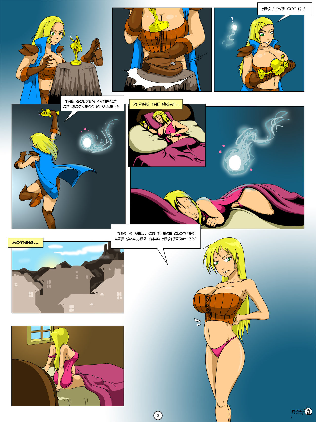 Goddess of Fertility page 1 full