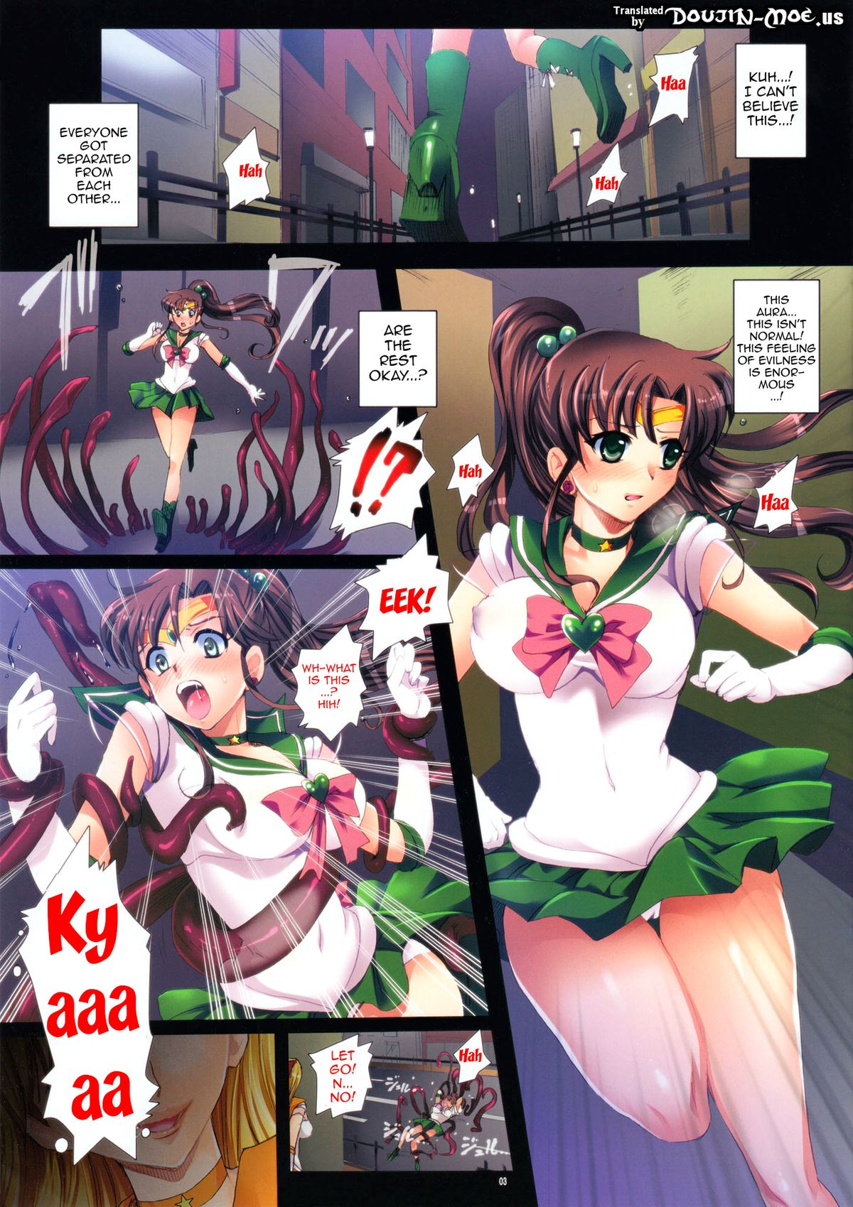 Sailor Senshi to Sennou Shokushu | Sailor Scouts and The Brainwashing Tentacle page 3 full