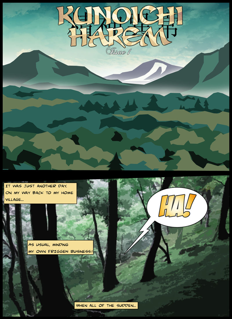 Kunoichi Harem Issue 1 page 2 full