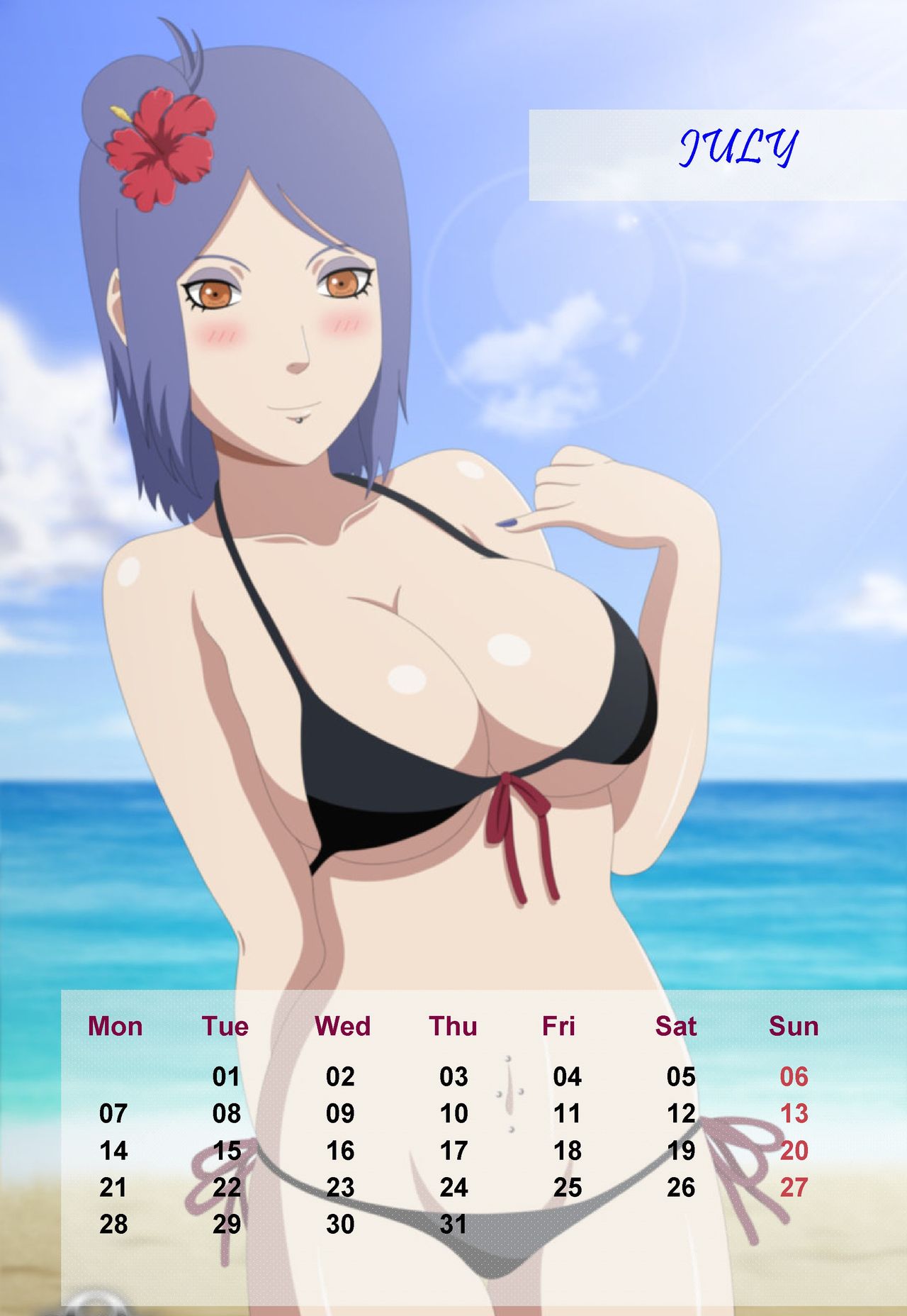 Naruto Hentai Calendar 2014 page 8 full