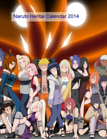 Naruto Hentai Calendar 2014 cover