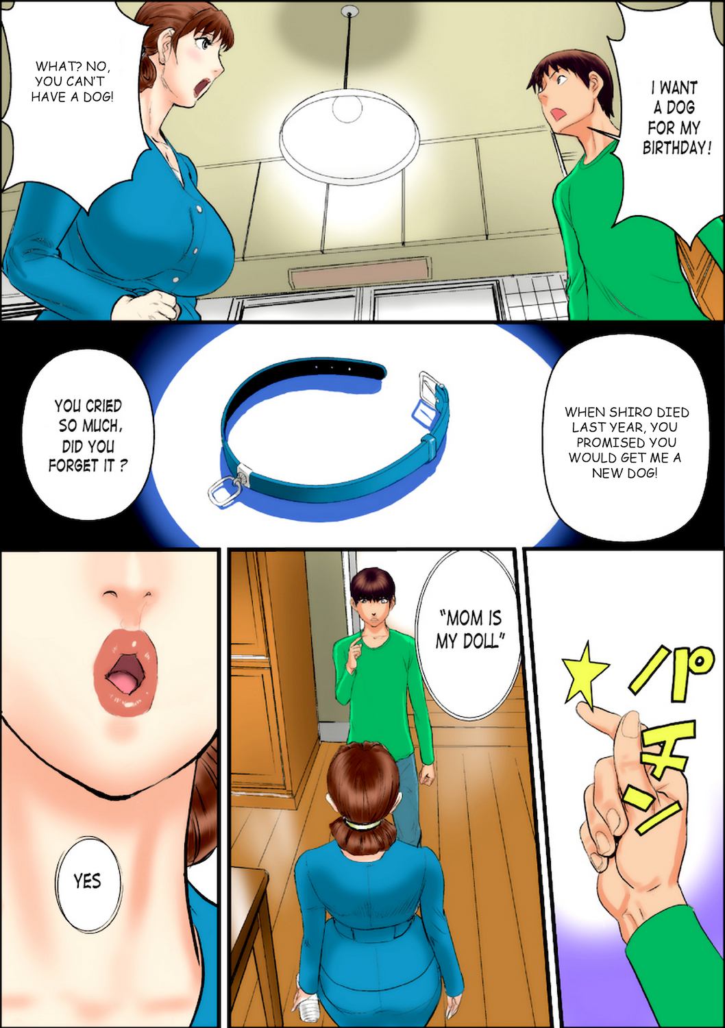 Kaa-san wa Boku no Mesuinu da | Mom Is My Female Dog. page 4 full