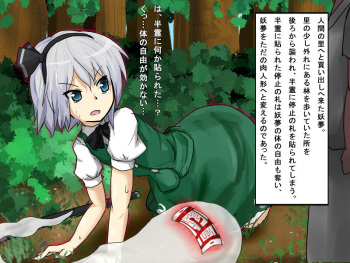 Teishikan Youmu Teishi no Fuda o Hararete cover