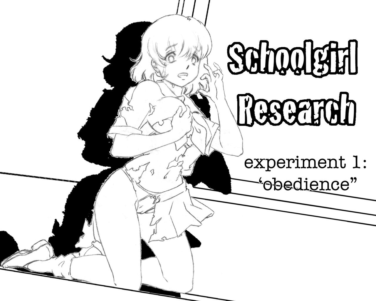 Schoolgirl Experiment - Sketch collection page 1 full