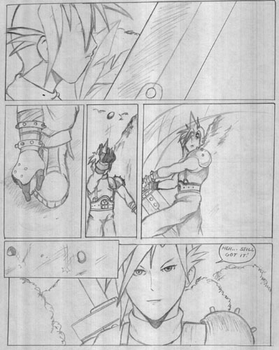 Two Zodiac FF7 comics page 1 full