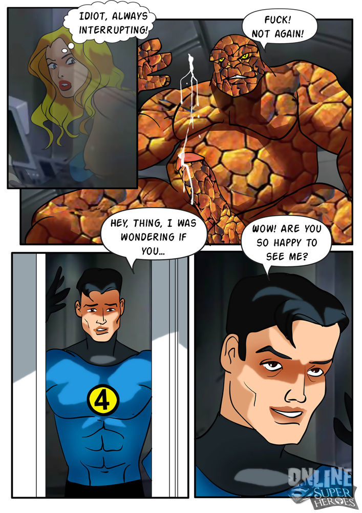 Invisible Woman gangbanged by the rest of the Fantastic Four page 6 full