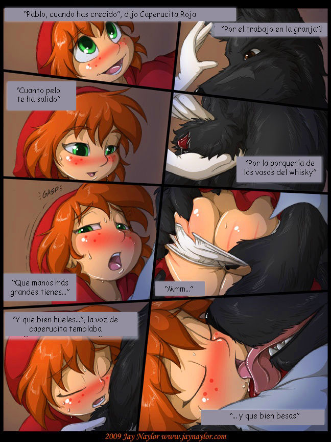The Fall of Little Red Riding Hood  | La Caida De La Caperucita Roja page 10 full