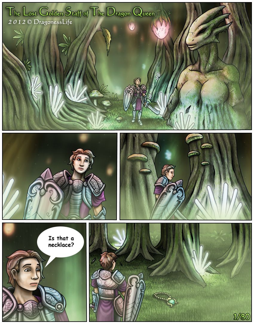 The Lost Golden Staff of The Dragon Queen page 1 full