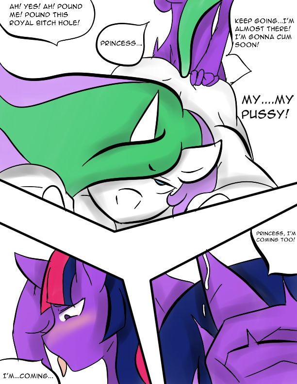 Twilight's Pain / Celestia's Pleasure page 5 full
