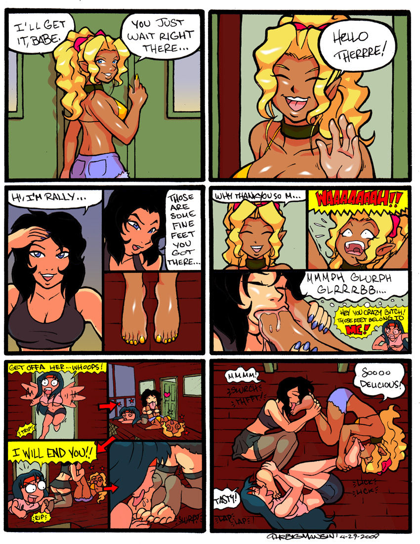 At Home Footy Fun With Mihoshi &amp; Kiyone page 3 full
