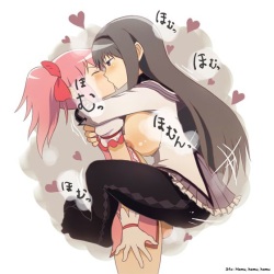 Nakadashi Shoujo Homura Madoka | Nakadashi Girls Homura <3 Madoka