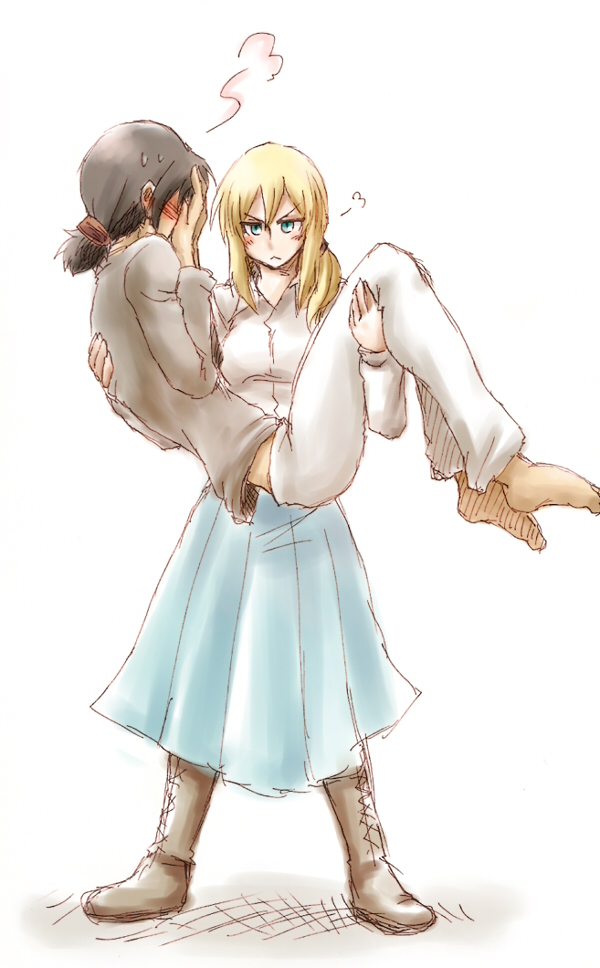 Shingeki no kyojin #yuri page 9 full